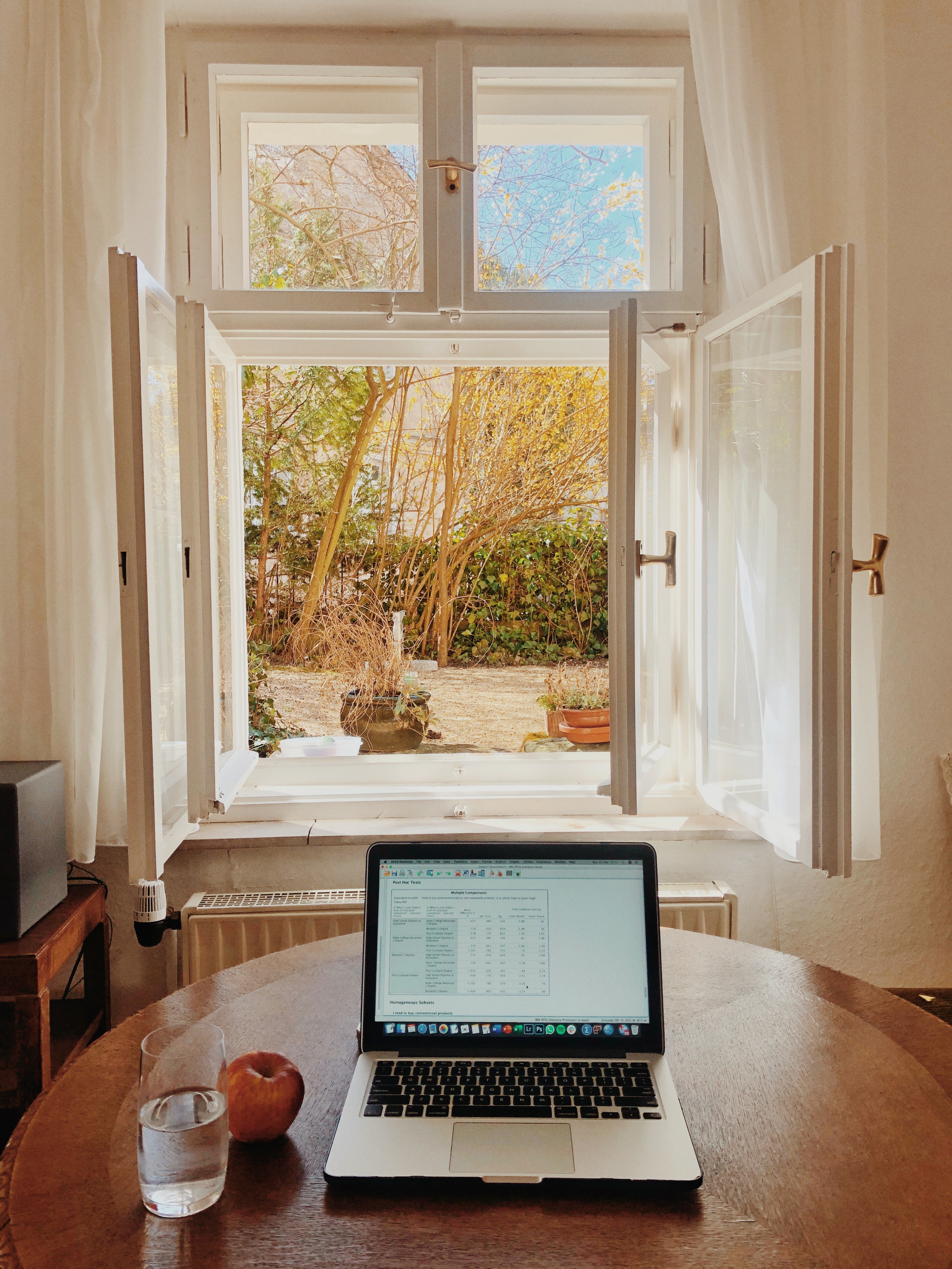 WFH - open window